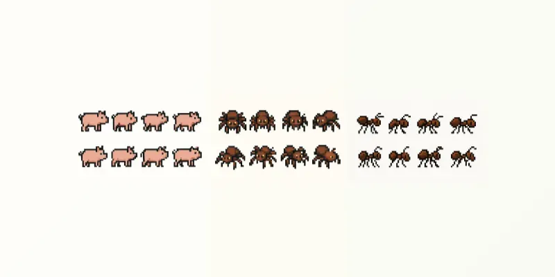 Pixel Art Characters generated by undefined