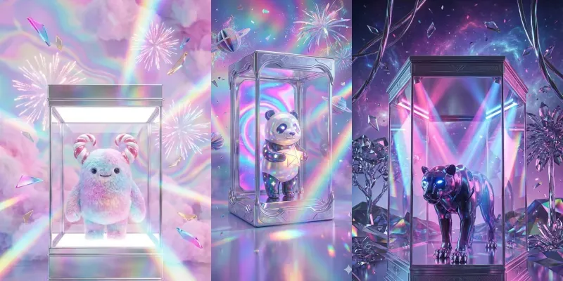 Holographic Exhibit Art generated by undefined