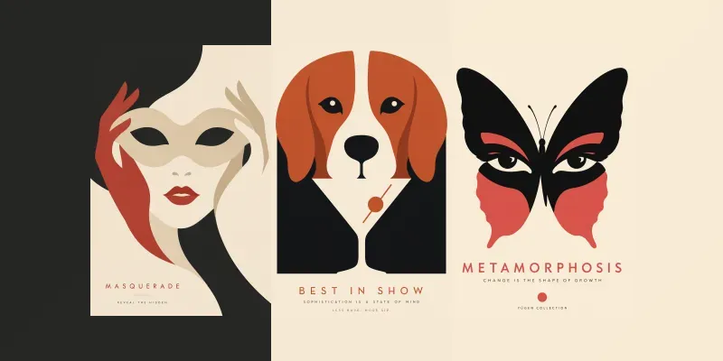 Minimalist Conceptual Posters generated by undefined