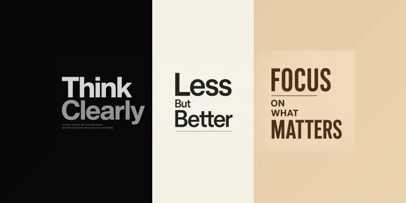 Minimalist Sans Poster Texts generated by undefined