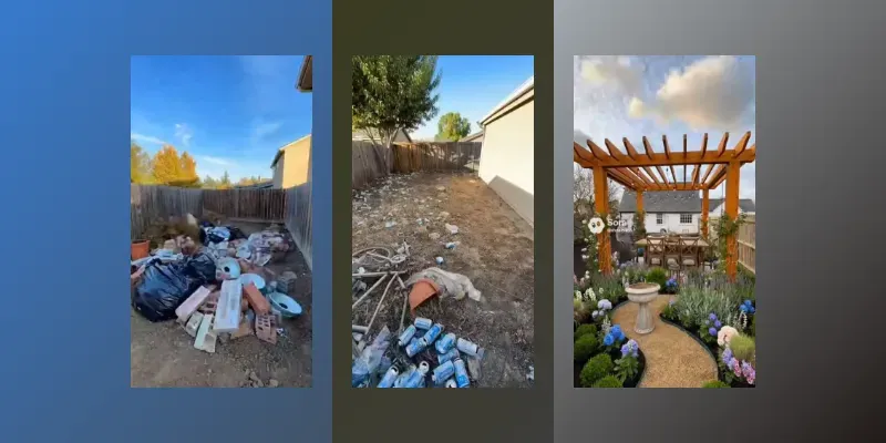 Backyard Makeovers Timelapse Videos generated by undefined