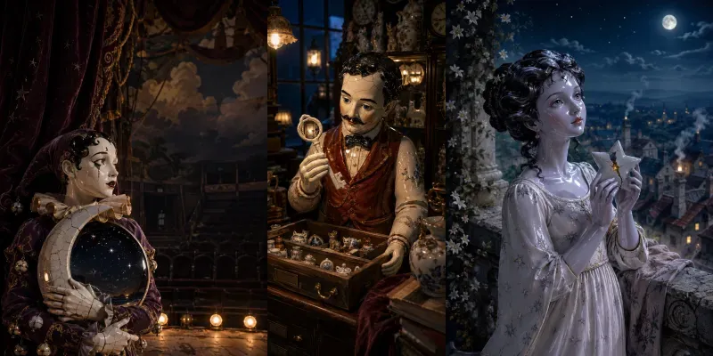 Living Porcelain Stories generated by undefined