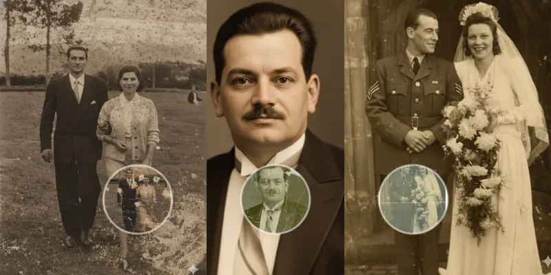 Old Photo Restorations To Cinematic generated by undefined