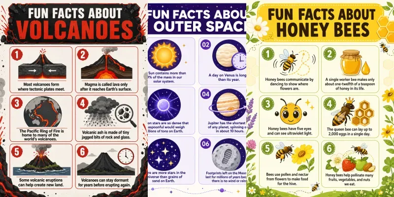 Fun Facts Infographic Makers generated by undefined