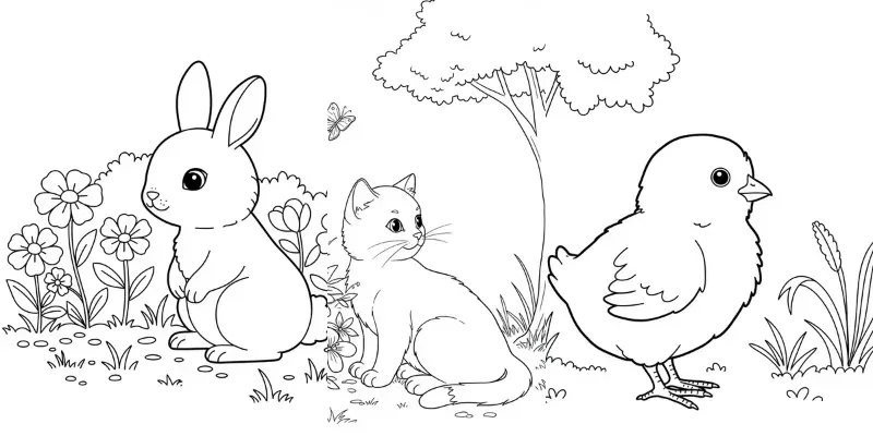 Spring Blossom Coloring Pages generated by undefined