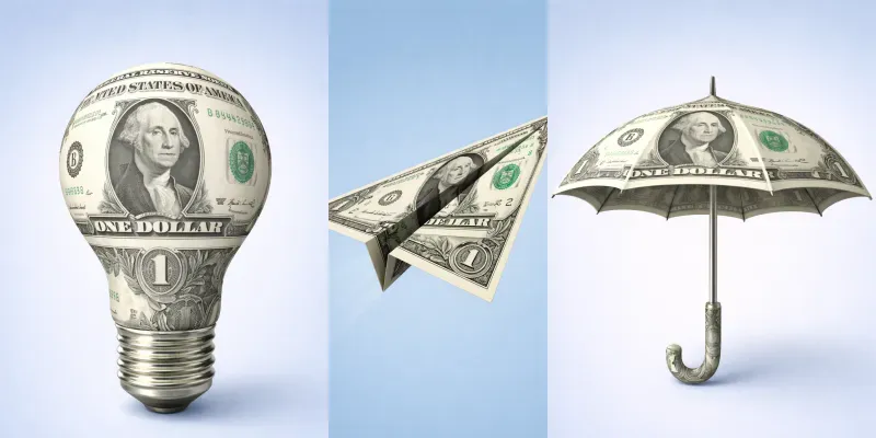 Us Dollar Bill Object Art generated by undefined