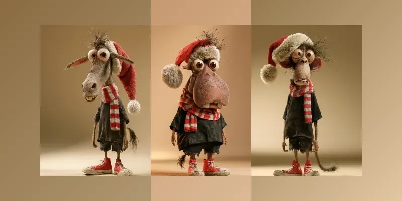 Weird Cute Christmas Animals