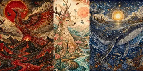 Soulscape Mosaic Portraits generated by chatgpt-image