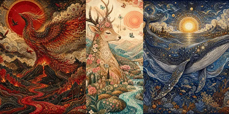 Soulscape Mosaic Portraits generated by undefined