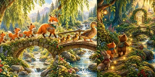 Whimsical Woodland Adventures generated by chatgpt-image