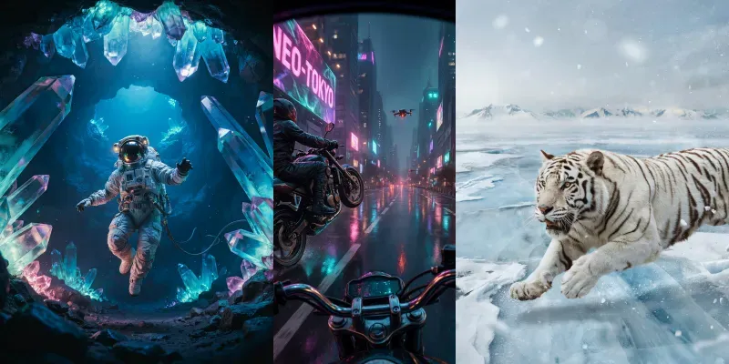 Cinematic Wide Angle Photos generated by undefined