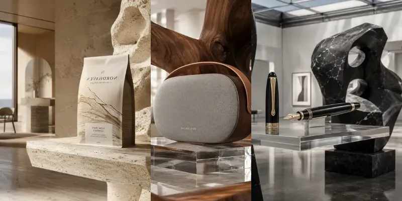 Luxury Material Product Ad Generator generated by undefined