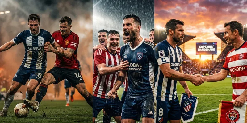 Cinematic Football Action Style generated by undefined