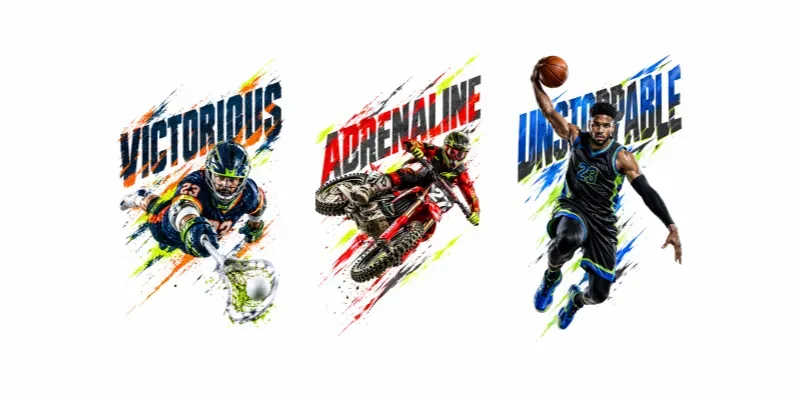 Premium Sports Typography Poster Designs