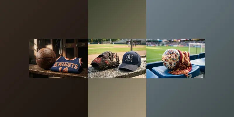 Sports Fan Gear Still Life Stock Photos