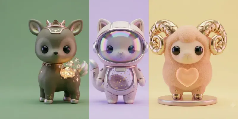 Luxury Kawaii Gachapon Art Toy Creators generated by undefined