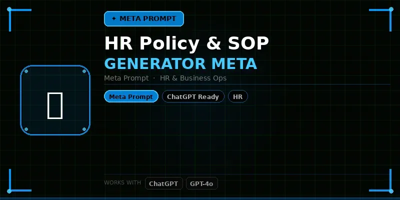 Hr Policy And Sop Generator Meta Ai generated by undefined