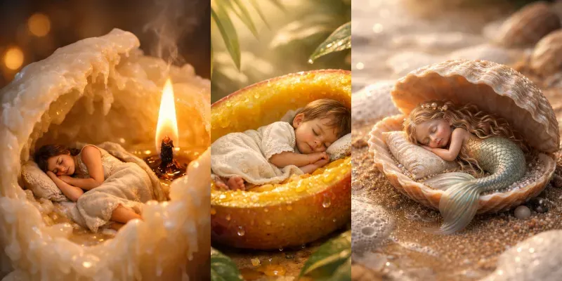 Tiny Dreamworld Macro Photos generated by undefined