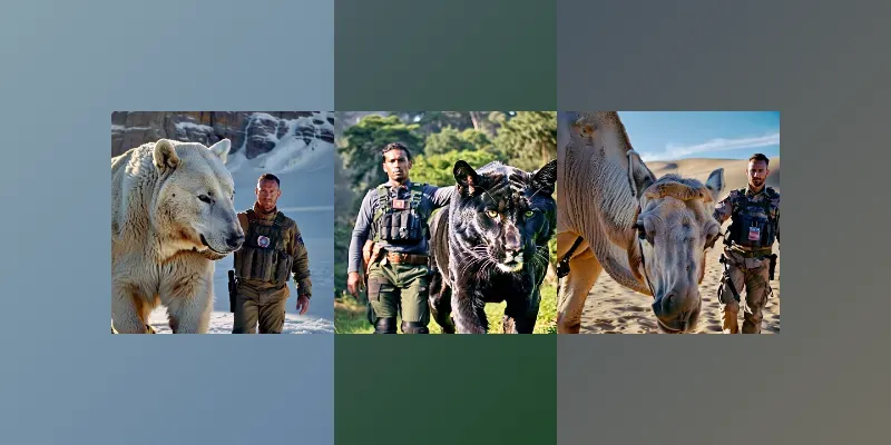 Cinematic Heroes And Beasts generated by undefined