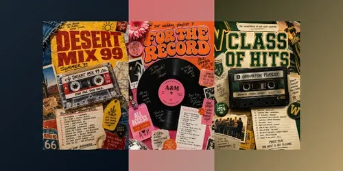 Playlist Memories Collage Art generated by chatgpt-image