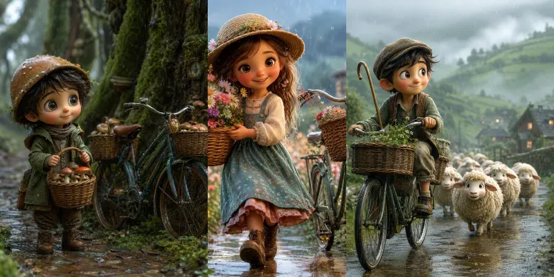 Whimsical Cinematic Character Generator generated by undefined