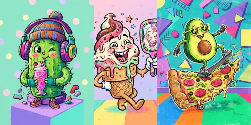Vibrant Pop Surrealism Bundles