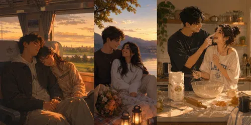 Premium Randomized Romantic Couples generated by chatgpt-image