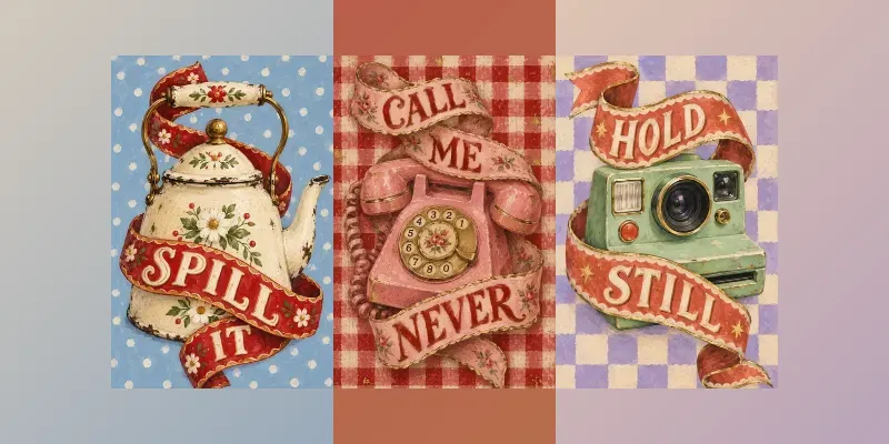 Heirloom Ribbon Posters