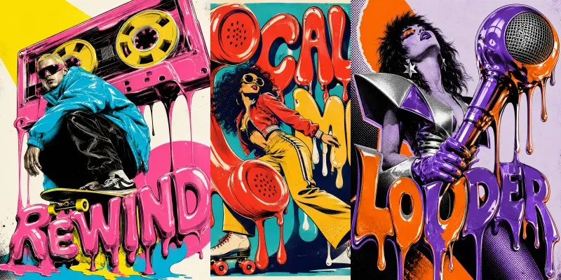 Gloss Melt Pop Posters generated by undefined