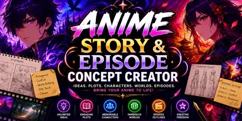 Anime Story Episode Concept Creator generated by chatgpt-skill