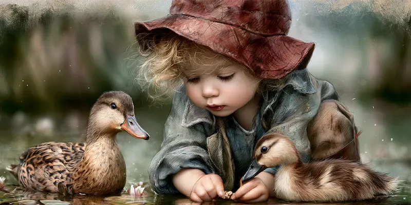 Playful Childrens Storybook Illustrations generated by undefined