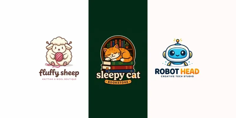 Minimal Vector Mascot Logo Generator generated by undefined