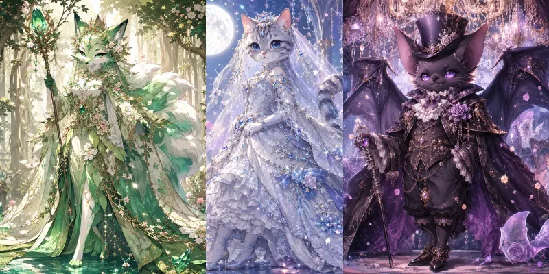Fantasy Royal Animals generated by undefined