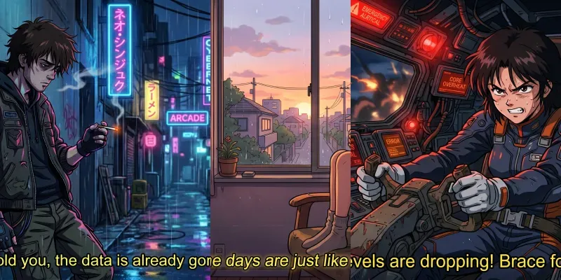 90s Anime Screencaps generated by undefined