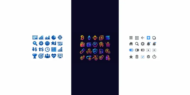 Geometric Pixel Icon Generator generated by undefined
