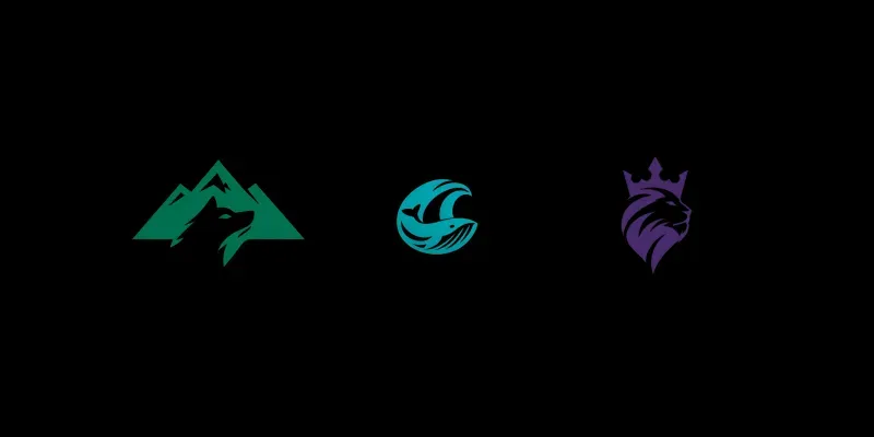 Negative Space Vector Logos generated by undefined