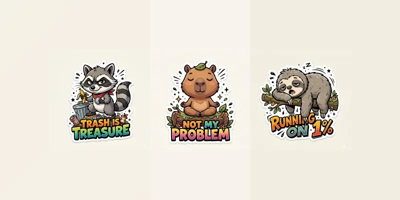 Sarcastic Comic Sticker Art Generator generated by undefined