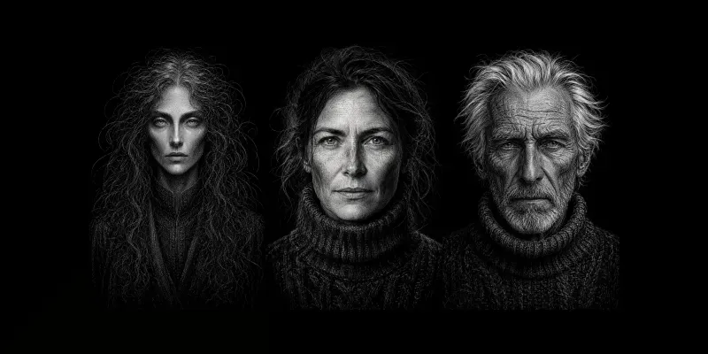 Filament Noir Portraits generated by undefined