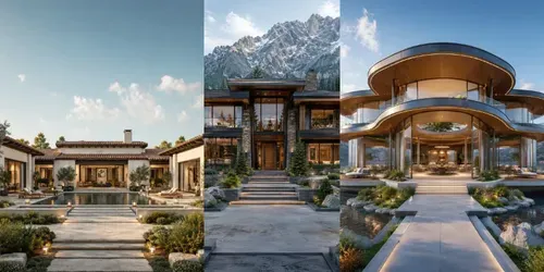 Modern Architectural Dreamscapes generated by chatgpt-image