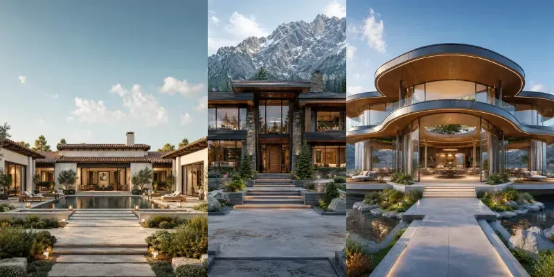 Modern Architectural Dreamscapes generated by undefined
