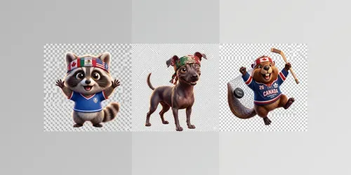 3D Cartoon Mascot App Asset Creators generated by gemini-image