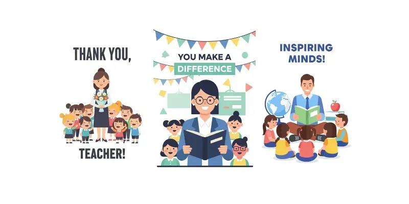 Teachers Day Greeting Cards generated by undefined