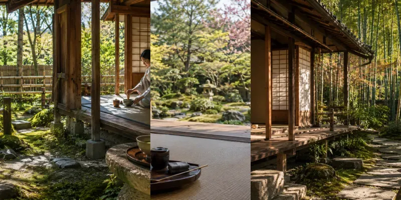 Japan Mood Tea Houses Tea Culture generated by undefined
