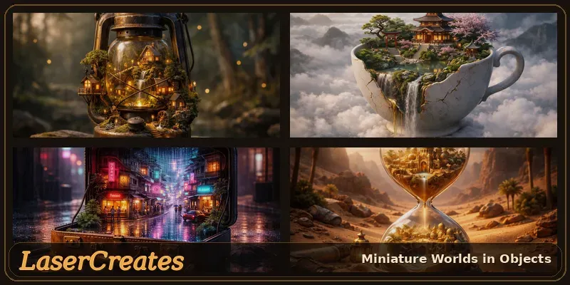 Miniature Worlds In Objects generated by undefined