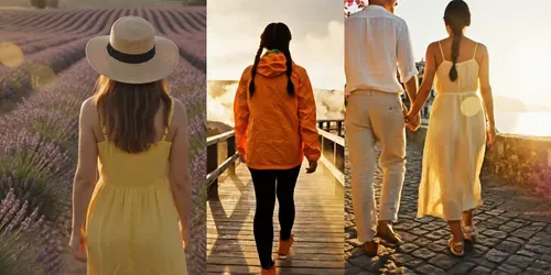 Golden Hour Travel B Roll Videos generated by veo