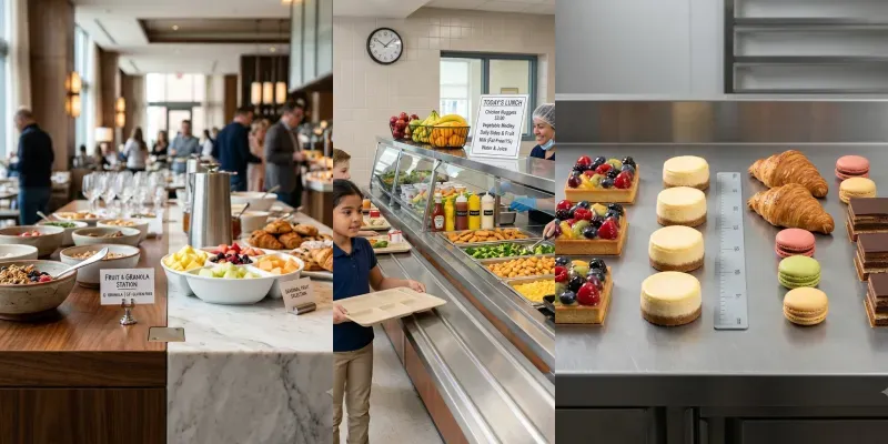Buffet Allergen Separation Photos generated by undefined