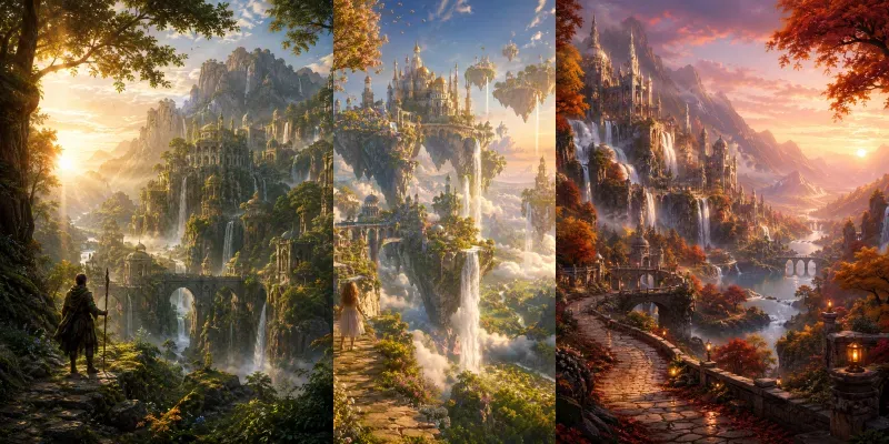 Wonderscapes Fantasy Landscapes generated by undefined