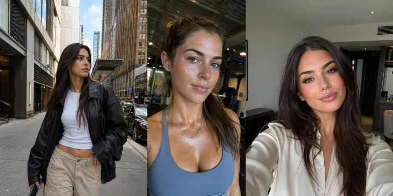 Realistic Influencer Lifestyle Photos generated by undefined