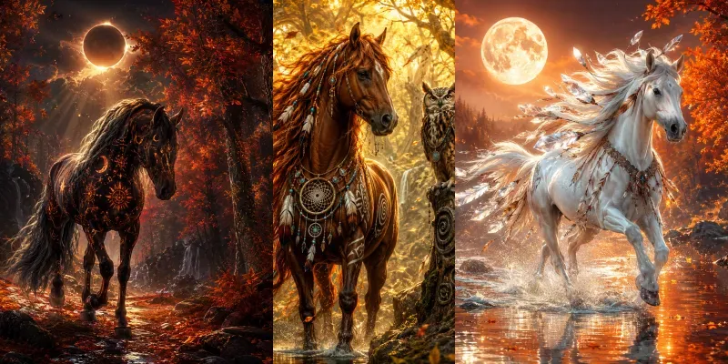 Spirit Horse Legends Cinematic Natives generated by undefined