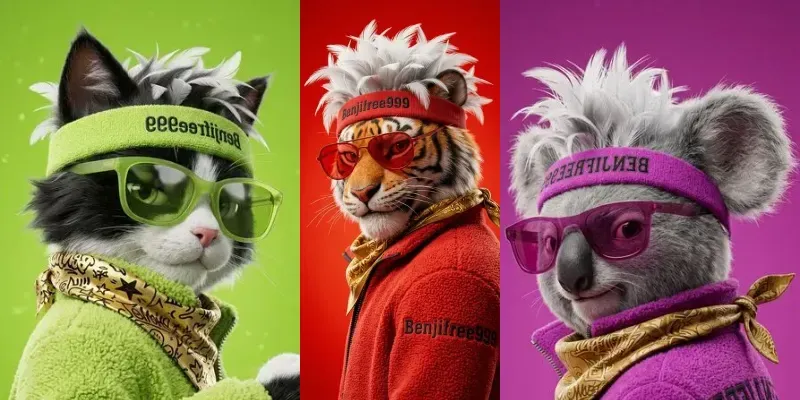 Custom 3D Streetwear Animal Avatars generated by undefined